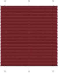 vidaXL pliszírozott redőny Bordeaux piros 115x100 cm szövetszélesség (4015231)