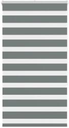 vidaXL zebrafüggönnyel sötét szürke szövetszélesség 75, 9 cm poliészter (4014127)