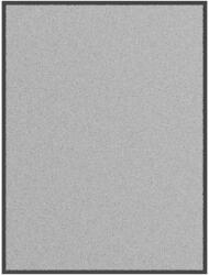 vidaXL lábtörlő Szürke 90x120 cm (4105639)