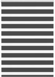 vidaXL zebrafüggönnyel fekete szövetszélesség 100, 9 cm poliészter (4014236)