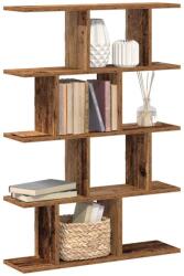 vidaXL antik fa színű szerelt fa fali kockapolc 12 rekeszes színű (860020)