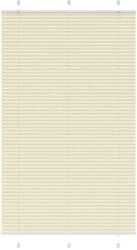 vidaXL pliszírozott redőny krém 120x200 cm szövetszélesség 119, 4 cm (4015317)