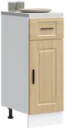 vidaXL Porto sonoma tölgy színű szerelt fa konyhai alapszekrény (853940)