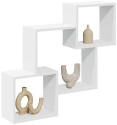 vidaXL fehér szerelt fa faliszekrény 78 x 18 x 71 cm (854805)