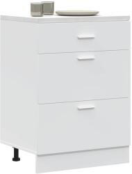 vidaXL Lyon konyhai alapszekrény fehér színezett fa (854250)