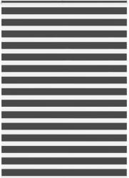 vidaXL zebrafüggönnyel fekete szövetszélesség 150, 9 cm poliészter (4014272)