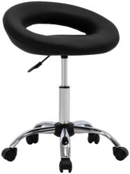 vidaXL fekete műbőr forgó étkezőszék (3085830)