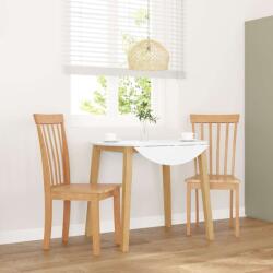 vidaXL 2 db természetes tömörfa gumiból készült étkezőszékek (4102390)