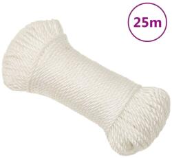vidaXL fehér polipropilén munkakötél 6 mm 25 m (153040)