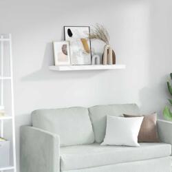 vidaXL Falpolc Falra szerelhető Fehér márvány 80 x 23, 5 x 4 cm Faanyag (42019971)