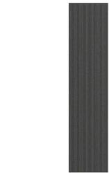 vidaXL lábtörlő csíkos fekete és szürke 115x500 cm (4105600)