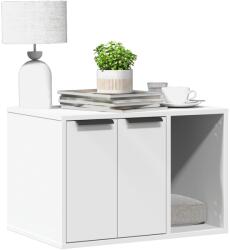 vidaXL fehér szerelt fa macskaalomdoboz 60 x 40 x 40 cm (857724)