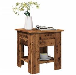 vidaXL antik fa színű szerelt fa dohányzóasztal 40x40x42 cm (856798)