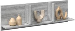 vidaXL szürke sonoma színű szerelt fa faliszekrény 100 x 16, 5 x 30 cm (854864)