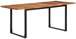 vidaXL tömör akácfa étkezőasztal 180 x 90 x 75 cm (373619)