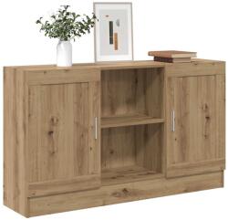 vidaXL kézműves tölgy színű szerelt fa tálalószekrény 120x30, 5x70 cm (856163)