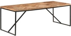 vidaXL tömör akác és mangófa étkezőasztal 200 x 90 x 76 cm (323554)
