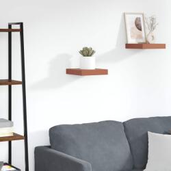 vidaXL Falpolc Falra szerelhető Piros 23 x 23, 5 x 4 cm Faanyag (42019917)