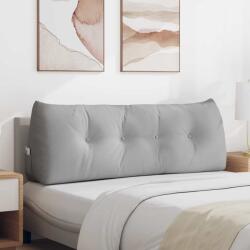 vidaXL Hátpárna Felhőszürke 140 x 24 x 50 cm szövet (42014512)