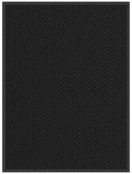 vidaXL lábtörlő fekete 90x120 cm (4105562)