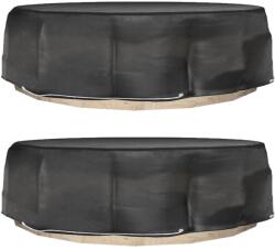 vidaXL 2 db kerek sziget-társalgóhuzat 8 fűzőlyukkal Ø188 x 50 cm (3155384)