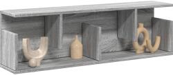 vidaXL szürke sonoma színű szerelt fa faliszekrény 100 x 20 x 30 cm (854846)