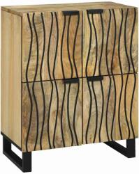 vidaXL Szekrény Barna 60 x 33 x 75 cm tömör mangófa (4017962)