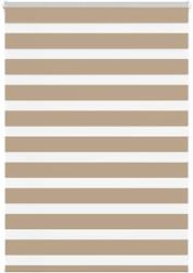 vidaXL zebrafüggönnyel homokbarna szövetszélesség 105, 9 cm poliészter (4014523)