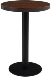 vidaXL sötétbarna MDF bisztróasztal 60 cm (286422)
