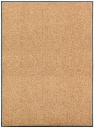 vidaXL krémszínű kimosható lábtörlő 90 x 120 cm (323466)