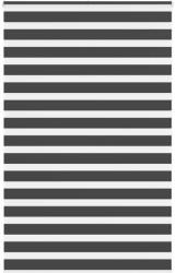 vidaXL zebrafüggönnyel fekete szövetszélesség 135, 9 cm poliészter (4014269)