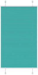 vidaXL pliszírozott redőny Benzinzöld 80x100 cm szövetszélesség (4015377)
