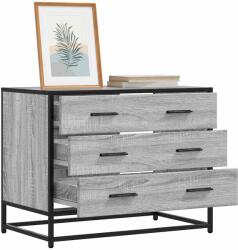 vidaXL szürke sonoma színű szerelt fa fiókos szekrény 70x41x56 cm (849077)