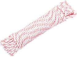 vidaXL Húzó indítózsinór fehér és piros Ø3 mm 10 m Nylon (4100611)