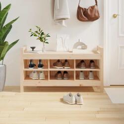 vidaXL tömör fenyőfa előszoba pad 110 x 40 x 60 cm (821789)