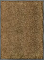 vidaXL barna kimosható lábtörlő 90 x 120 cm (323436)