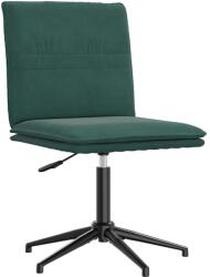 vidaXL sötétzöld bársony étkezőszék (4101269)