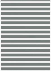 vidaXL zebrafüggönnyel sötét szürke szövetszélesség 155, 9cm poliészter (4014169)