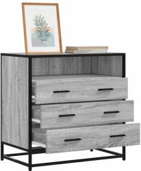 vidaXL szürke sonoma színű szerelt fa fiókos szekrény 70x41x70 cm (849087)