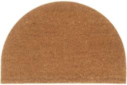 vidaXL ajtószőnyeg Natural Half Round 60x90 cm Tufting kókuszrost (155564)