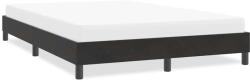 vidaXL ágykeret matrac nélkül Fekete 160x220 cm Bársony (4101411)