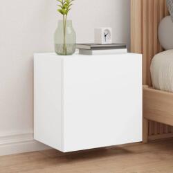 vidaXL 2 db fehér szerelt fa fali TV-szekrény 40, 5 x 30 x 40 cm (836897)