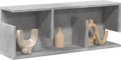 vidaXL betonszürke szerelt fa faliszekrény 80 x 20 x 30 cm (854835)