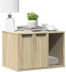 vidaXL sonoma tölgy színű szerelt fa macskaalomdoboz 60 x 40 x 40 cm (857726)