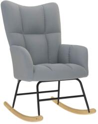 vidaXL világosszürke szövet hintaszék (4016789)