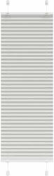 vidaXL pliszírozott redőny világosszürke 45x100 cm szövetszélesség (4015319)