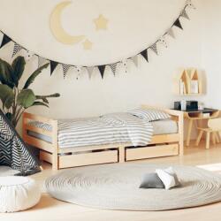 vidaXL tömör fenyőfa fiókos gyerekágykeret 80 x 160 cm (834444)