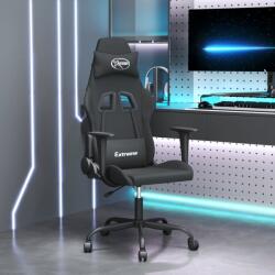 vidaXL fekete szövet masszázs játékszék (345472)