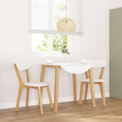 vidaXL 2 db tömörfa gumiból készült étkezőszékek (4102434)