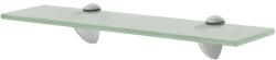vidaXL lebegő polc üveg 40x20 cm 8 mm (243795)
